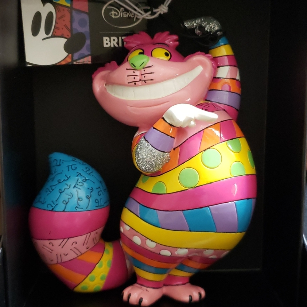 Disney Britto Cheshire Cat figurine